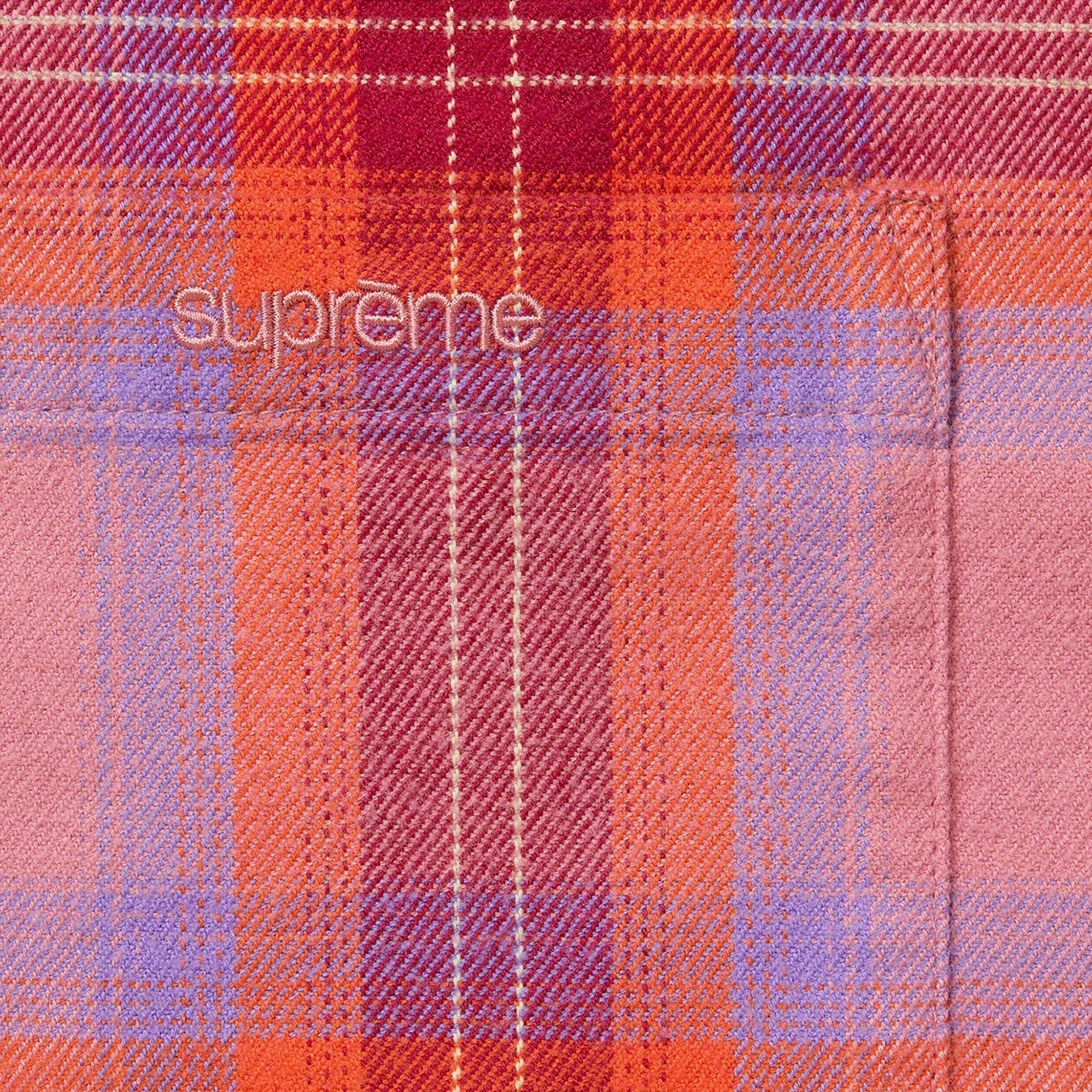 Brushed Plaid Flannel Shirt view 8